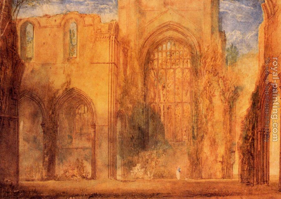 Joseph Mallord William Turner : Interior of Fountains Abbey, Yorkshire
